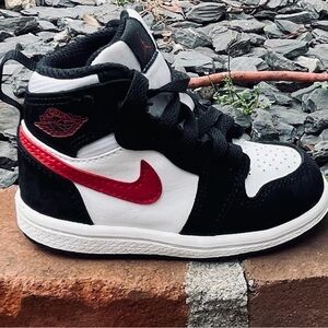 Nike Baby Walker Shoes - Black, White, Red